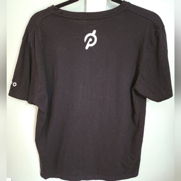 Peloton Century Club 100 Black Short Sleeve Cycling Athletic Shirt Size Medium - Picture 7 of 7